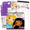 Fashion Angels: Sketch Portfolio Set - Beauty Guru Makeup Artist - Design & Hair Pad, 4 Stencil Sheets, 100+ Colorful Stickers, Girls-Tweens-Kids 6+